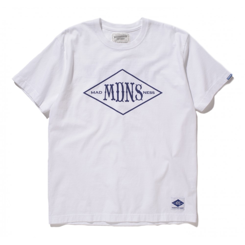MADNESS×NEIGHBORHOOD 青の T シャツ Mサイズ NEIGHBORHOOD x MADNESS . TEE SS-1 | MADNESS